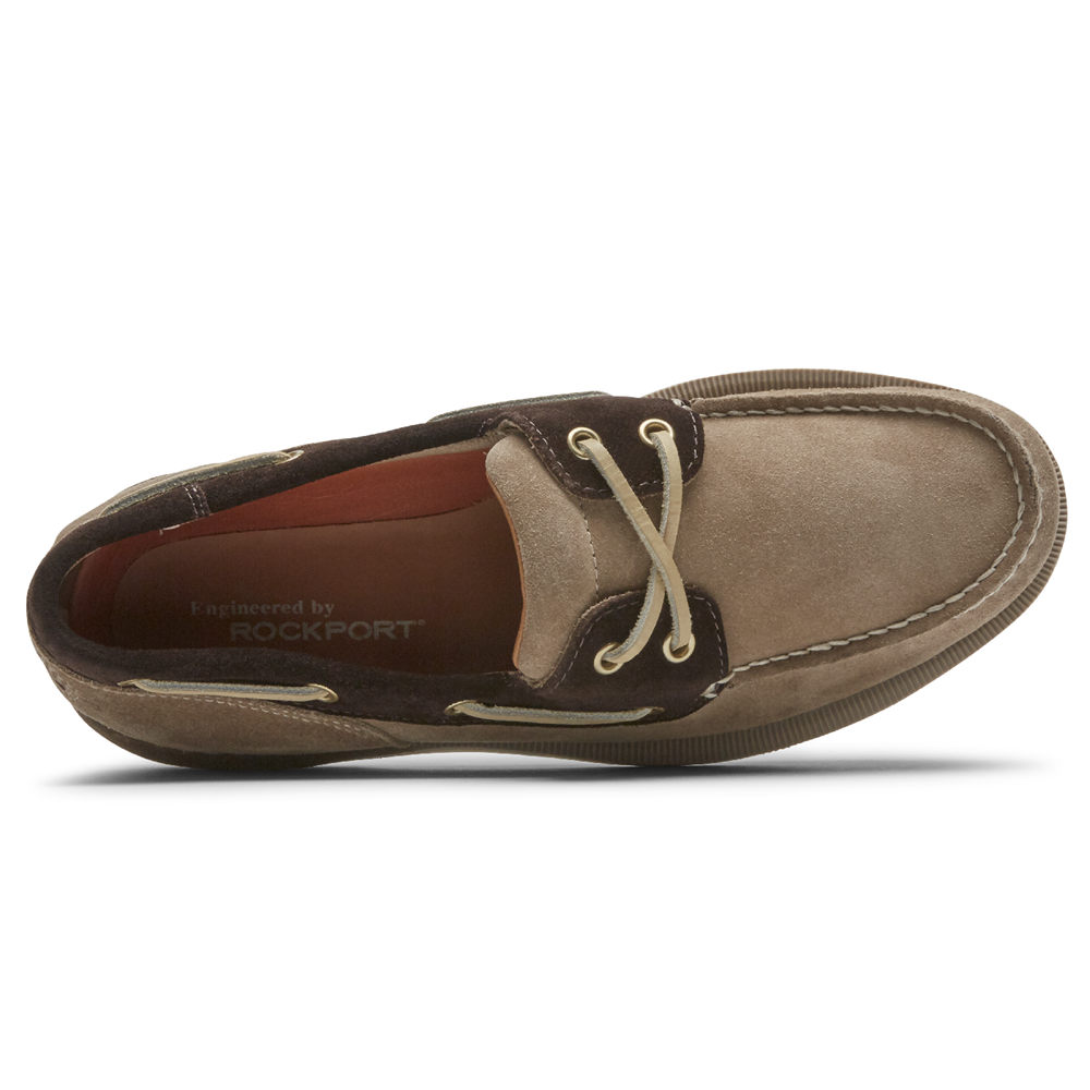 Rockport Boat Shoes Mens Store - Rockport Perth Grey